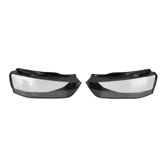 Links + Rechts Scheinwerfer Objektiv Kunststoff Abdeckung Shell 8K0941043 + 8K0941044 Für Audi A4 B8 Facelift 2012-2016