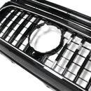 1990–2018 Mercedes Benz G-Klasse W463 Glänzend Schwarz Front Grill Front Stoßstange Ersatz Kühler Schwarz Grill W/LED Licht-8