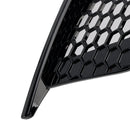 Audi A3 8V Sedan 2013-2016 Glanzend Zwart Honingraat Mistlamp Grill Voorbumper Onderste Covers Grille 8V5807681A9B9 8V5807682A9B9-9