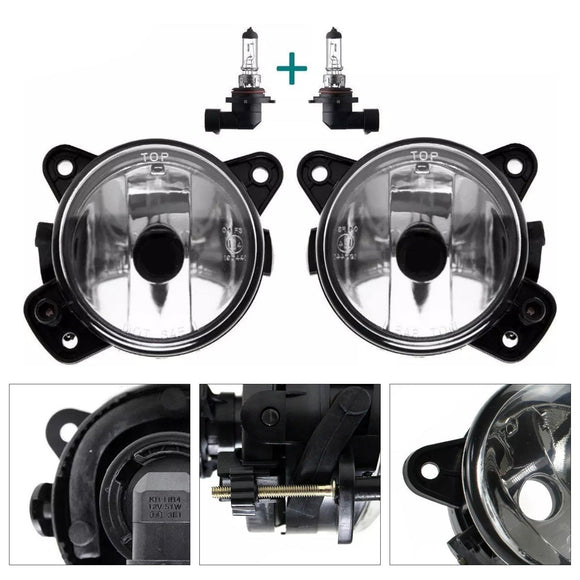 2006-2010 Skoda Fabia Pair Front Fog Light With Bulbs 6QD941699 6QD941700 Generic