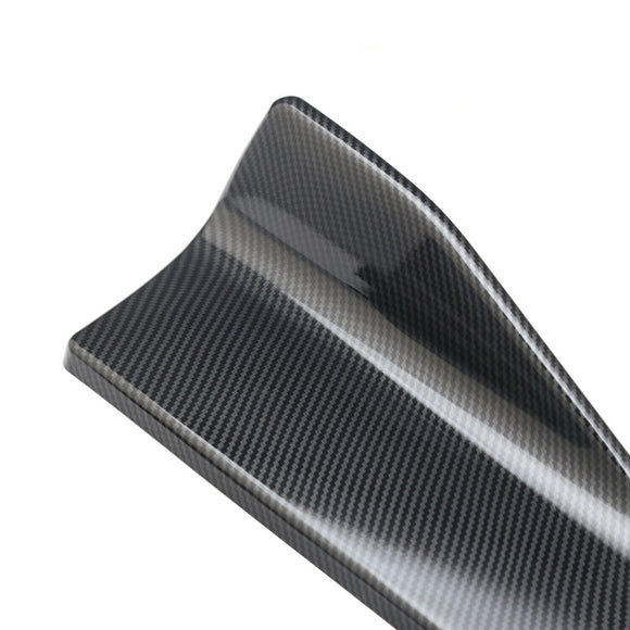 48cm Skirt Spoiler Rear Lip/Side Extension Rocker Splitters Winglet Wings Carbon
