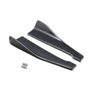 48cm Skirt Spoiler Rear Lip/Side Extension Rocker Splitters Winglet Wings Carbon-6