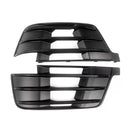 Audi Q7 S-Line 2016-2019 Front Bumper Fog Light Grille Lower Cover Black Grill-6