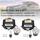 2x Xenon Ballast & D2S Bulb Kit 28474-8991D 26297-89902 Control Unit For Infiniti JX35 QX60 QX56 QX80 2011-2019-2