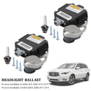 2x Xenon Ballast & D2S Bulb Kit 28474-8991D 26297-89902 Control Unit For Infiniti JX35 QX60 QX56 QX80 2011-2019-5