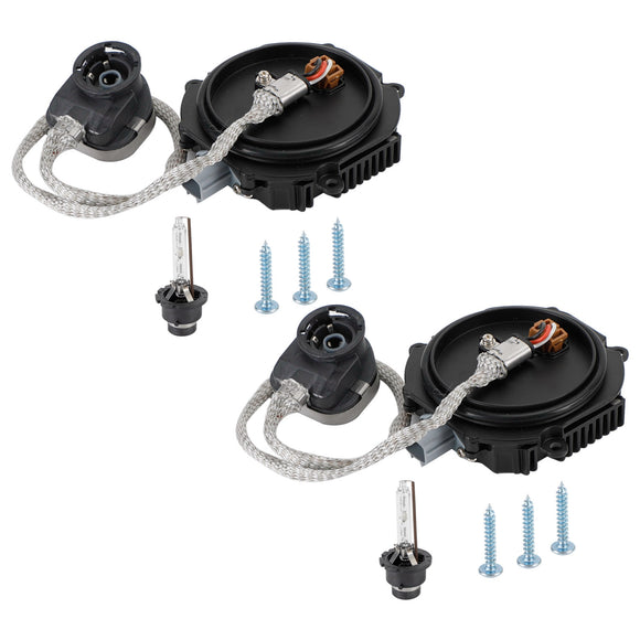 2x Xenon Ballast & D2S Bulb Kit 28474-8991D 26297-89902 Control Unit For Infiniti JX35 QX60 QX56 QX80 2011-2019