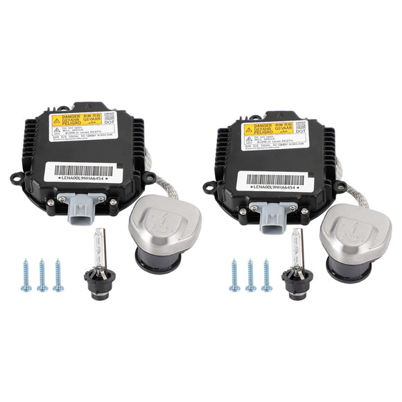 2x Xenon Ballast & D2S Bulb Kit 28474-8991D 26297-89902 Control Unit For Infiniti JX35 QX60 QX56 QX80 2011-2019
