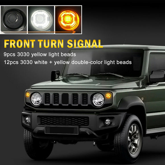 Paar vordere Blinkerleuchten für Suzuki Jimny JB64 JB74 2019–2021, klar