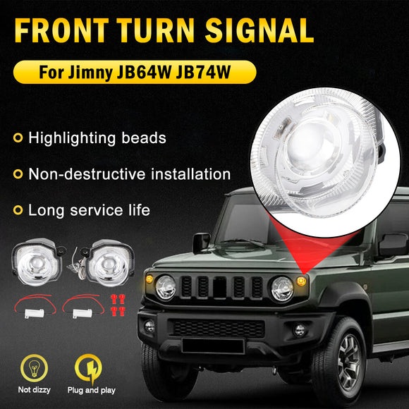 Paar vordere Blinkerleuchten für Suzuki Jimny JB64 JB74 2019–2021, klar