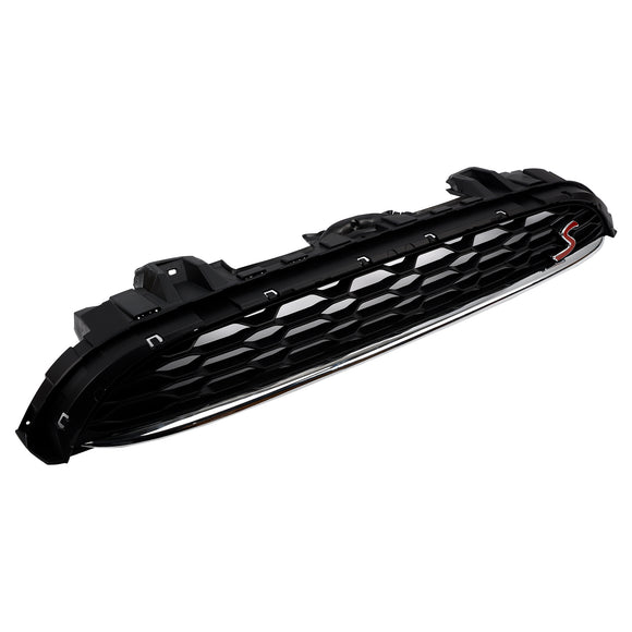 Mini Cooper F55 F56 F57 2014-2021 Grade dianteira preta grade de malha 51137335528