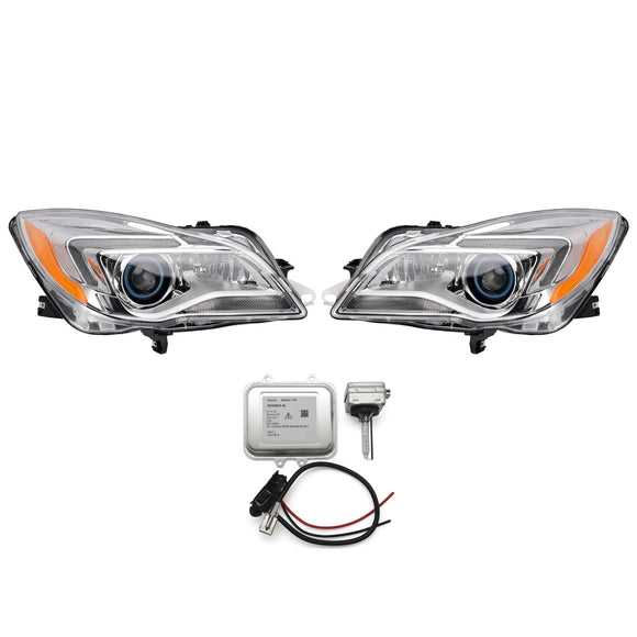 2014-2017 Buick Regal HID Xenon Links + Rechts Koplamp Montage 13426667 13426668