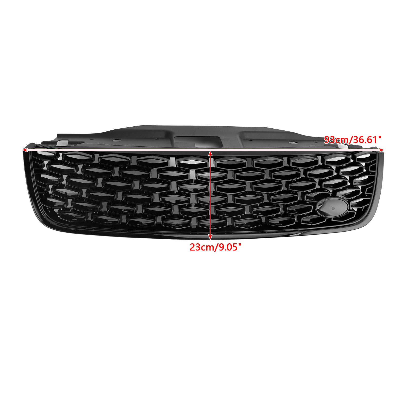 Land Rover Discovery 5 2017 2018 2019 2020 Grille avant noire Radiateur d'admission d'air Pare-chocs avant Grille centrale dynamique / nid d'abeille LR082695 - 0