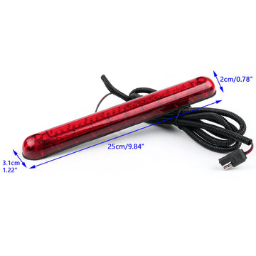 Red 24 LED 12V Car High Mount Third 3RD Brake Stop Tail Light Lamp - 0