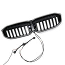 BMW 2023-2024 Série 3 G20 G21 320i/330i/M340i/318i/320d Calandre avant en maille noire brillante-19