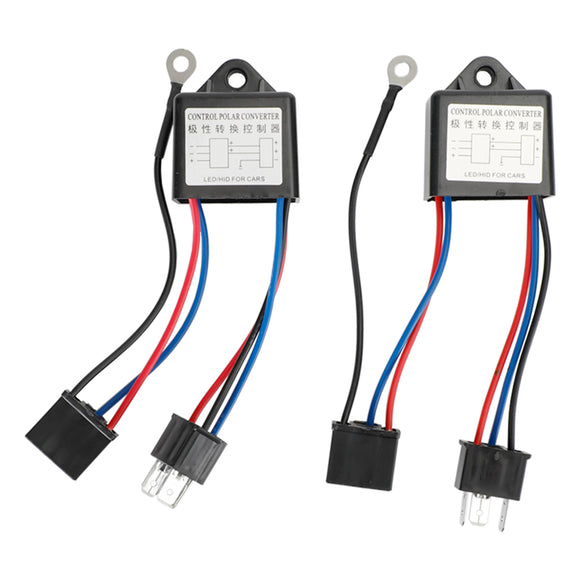 2 Stück Polaritätsumwandlungsrelais 12 V H4