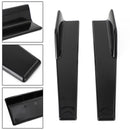 Paire universelle de jupes latérales noires brillantes de voiture de 45cm, séparateurs à bascule, diffuseur d'ailes d'ailes-5