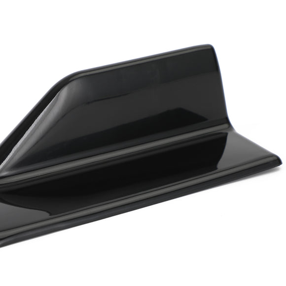 Paire universelle de jupes latérales noires brillantes de voiture de 45cm, séparateurs à bascule, diffuseur d'ailes d'ailes