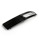 2008–2010 Audi A8 D3 Paar unterer Frontstoßstangengrill Nebelscheinwerfergrill Chrom Schwarz-5