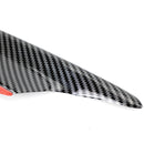 4pcs Universal Front Bumper Fins Body Splitter Spoiler Canards Carbon Fiber Look-3
