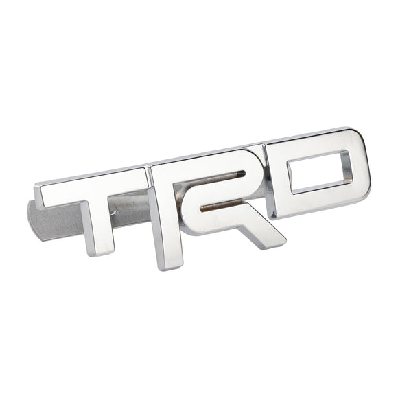 Zilverchroom TRD Grille Badge-embleem voor Tacoma Tundra 4Runner