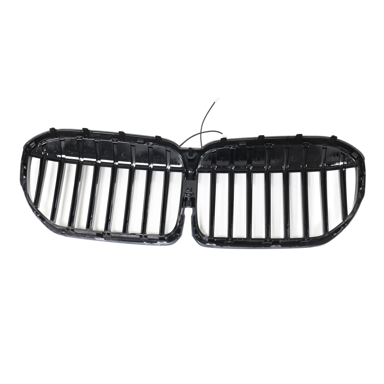 Grille de calandre avant noire brillante à lamelles simples pour BMW Série 7 G11 G12 2019-2022