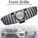 Grade dianteira estilo GT para Mercedes-Benz Classe GLE W166 2015-2018-4