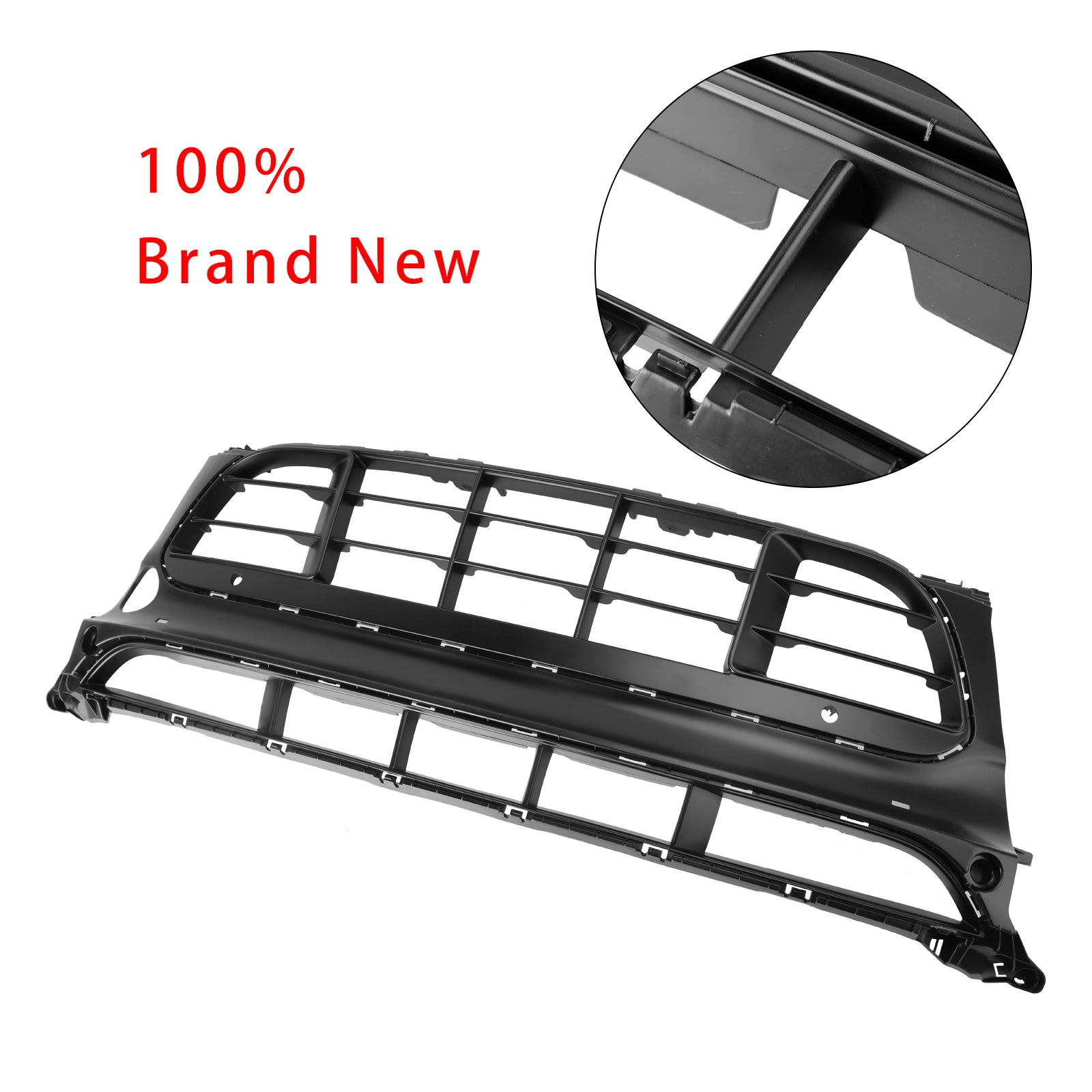 Grille de pare-chocs avant de remplacement pour Porsche Macan GTS 2014-2017 Grille noire en maille 95B807683-AG 95B-807-683-AG-0K1