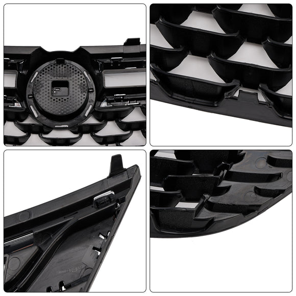 Rejilla de repuesto para parachoques delantero, parrilla cromada para Vauxhall Astra K 2015-2019