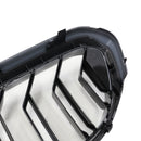 Griglia sostitutiva per paraurti anteriore a doppia stecca per BMW Serie 5 G30 G31 2017-2020 con striscia LED-9