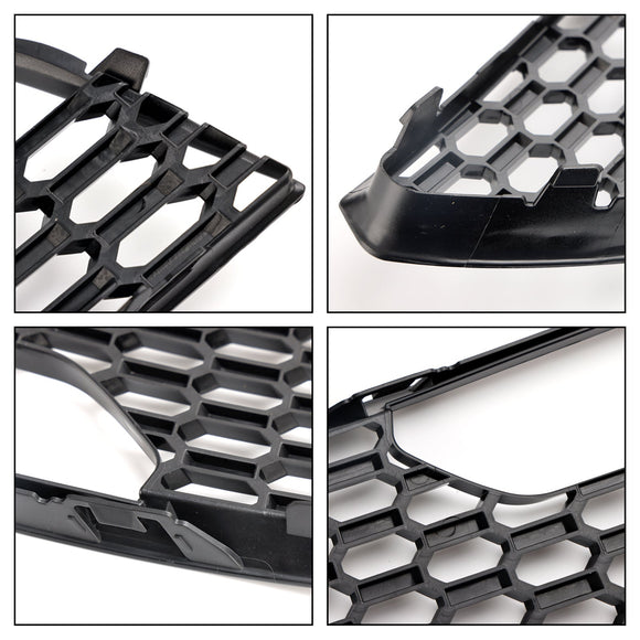 2012-2016 Audi A3 8V Sportback Fog Light Honeycomb Grill Front Bumper Lower Cover Black Grill 8V3807681 8V3807682