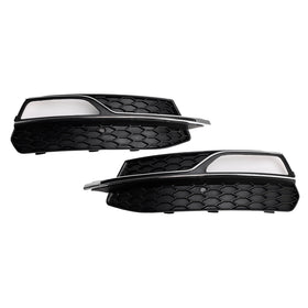 2013-2016 AUDI A3 S-Line 8V Grille de couverture de phare antibrouillard pour pare-chocs inférieur avant