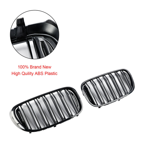 2015-2019 BMW Série 7 G11 Berline/Berline 740i/750i/740e xDrive Calandre avant noire à 2 lamelles