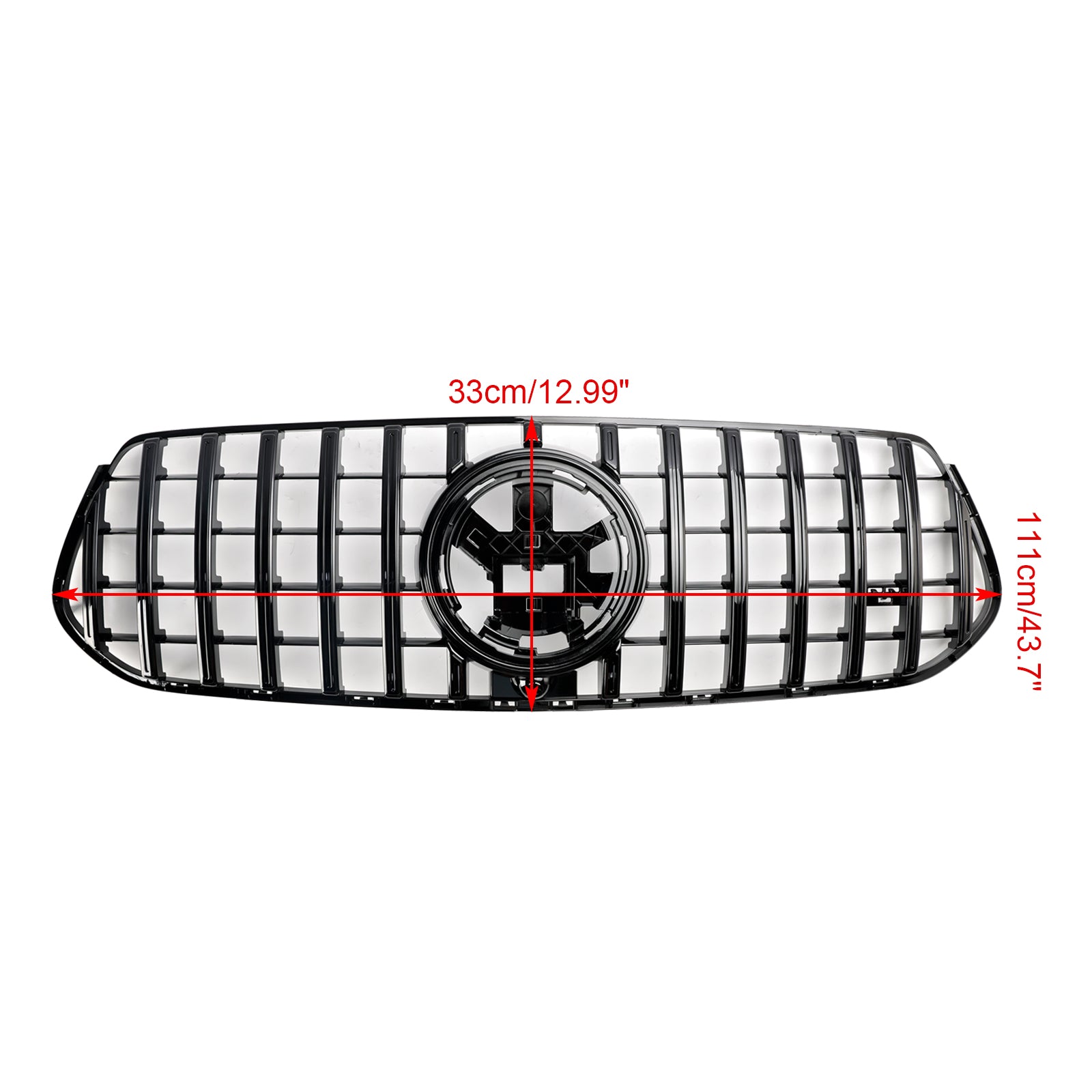 Grille de pare-chocs avant Mercedes Benz Classe GLE W167 V167 GLE350/450/580/GLE53 AMG-Line 2024 Grille de style AMG noire - 0