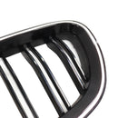 Grade de pára-choques renal Fit BMW Série 5 F10 F11 2010-2016 Gloss Black-8