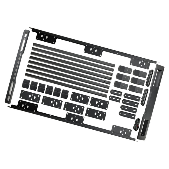 Aluminium Roof Rack Luggage Rack W/ LED For Suzuki Jimny JB64 JB74 JC74 2019-2026