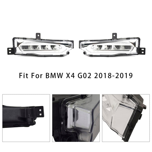 Paire de phares antibrouillard avant LED, pour BMW X3 G01 G08 X4 G02 2018 – 2019 63177412528