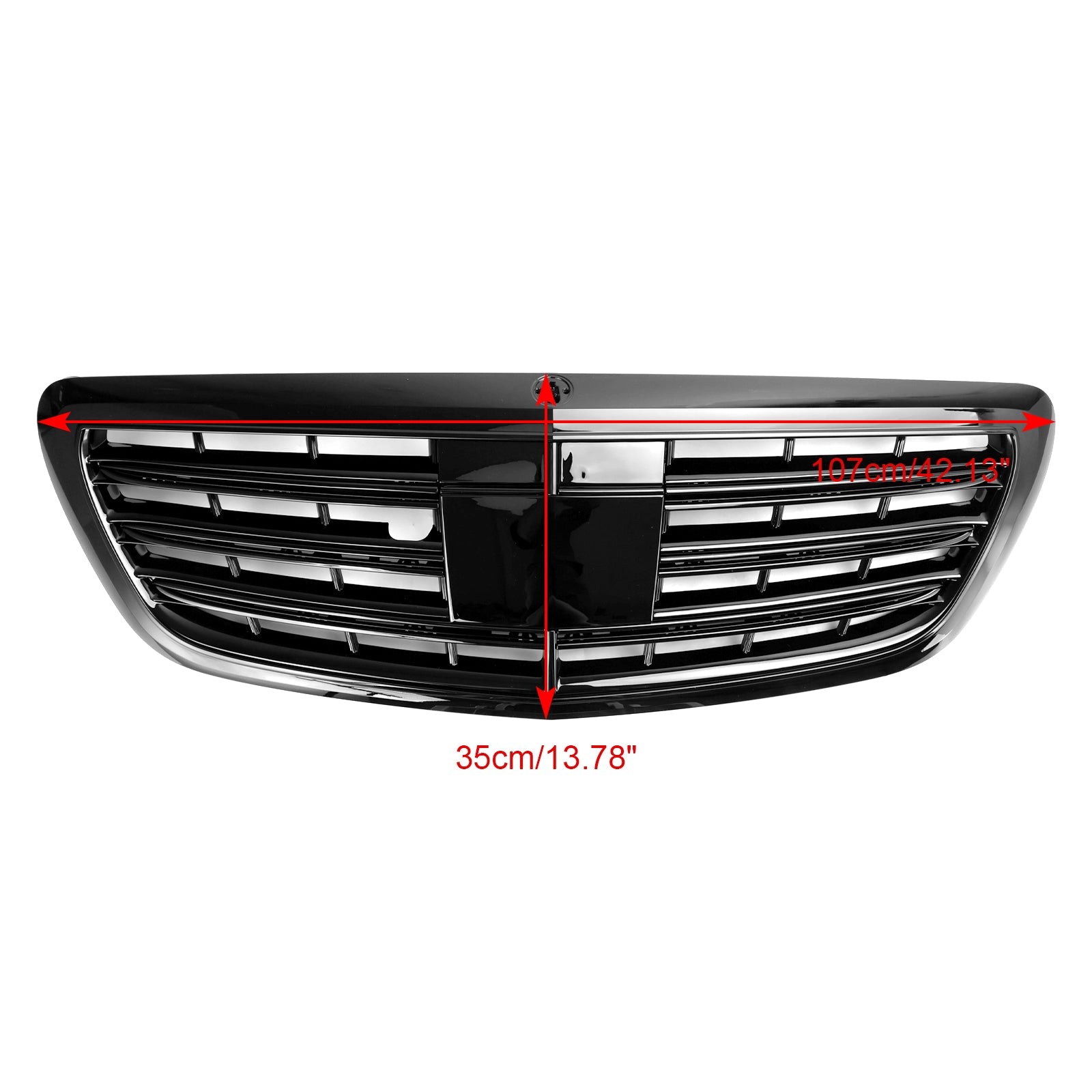 Mercedes-Benz 2014-2020 S-class W222 S400 S450 S500 S550 S560 S580 S600 S650 S680 Front Grill Black Grille - 0