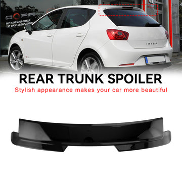 Achterdakvleugelspoiler Geschikt voor Seat Ibiza 6J 4/5 deuren 2008-2017 Glanzend Zwart - 0