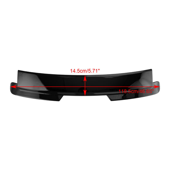 Achterdakvleugelspoiler Geschikt voor Seat Ibiza 6J 4/5 deuren 2008-2017 Glanzend Zwart