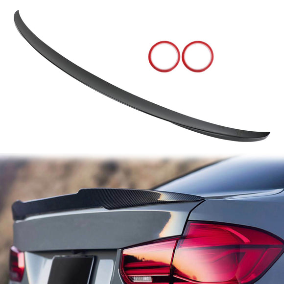 P Stijl Kofferbak Spoiler Wing Fit BMW 3 Serie F30 F35 2012-2019 Glanzend Zwart