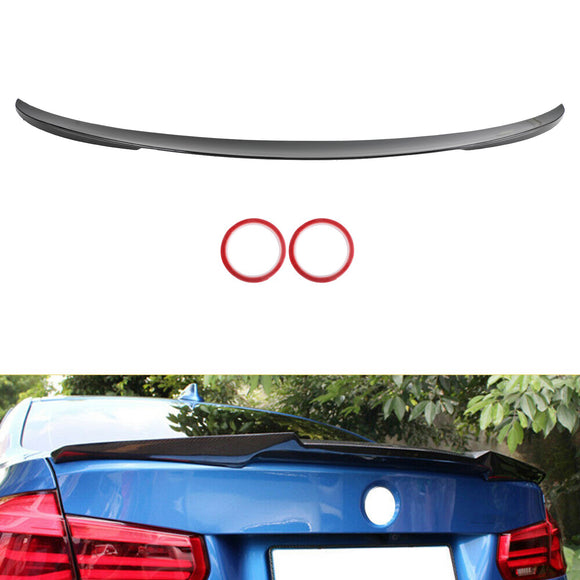 P Stijl Kofferbak Spoiler Wing Fit BMW 3 Serie F30 F35 2012-2019 Glanzend Zwart