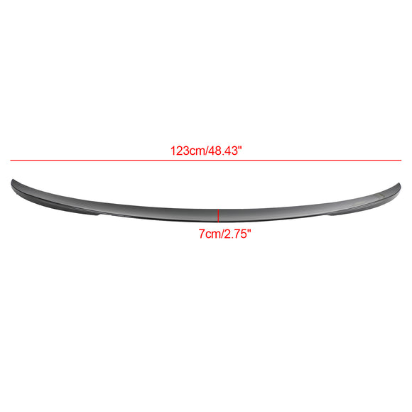 P Stijl Kofferbak Spoiler Wing Fit BMW 3 Serie F30 F35 2012-2019 Glanzend Zwart