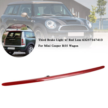 Tercera luz de freno con lente roja 63257167413 para Mini Cooper R55 Wagon 2007-2014 - 0