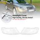 Vasen + oikea ajovalon linssin muovikuori 4F0941003/04 Audi A6 2006-2011-3