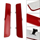 2x Red Rear Bumper Reflector Stop Brake Light For Range Rover L322 Freelander 2-3