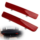 2x Red Rear Bumper Reflector Stop Brake Light For Range Rover L322 Freelander 2-4