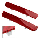 2x Red Rear Bumper Reflector Stop Brake Light For Range Rover L322 Freelander 2-1