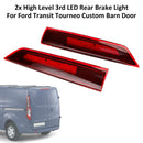 2x High Level 3rd LED Rear Brake Light For Ford Transit Tourneo Custom Barn Door-4