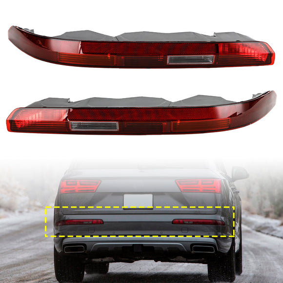 L + R Lampa tylna tylnego zderzaka Zespół lampy przeciwmgielnej 4M0945095 96 Dla AUDI Q7 2016-2023