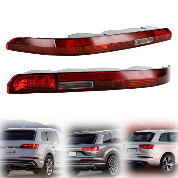 L + R Lampa tylna tylnego zderzaka Zespół lampy przeciwmgielnej 4M0945095 96 Dla AUDI Q7 2016-2023
